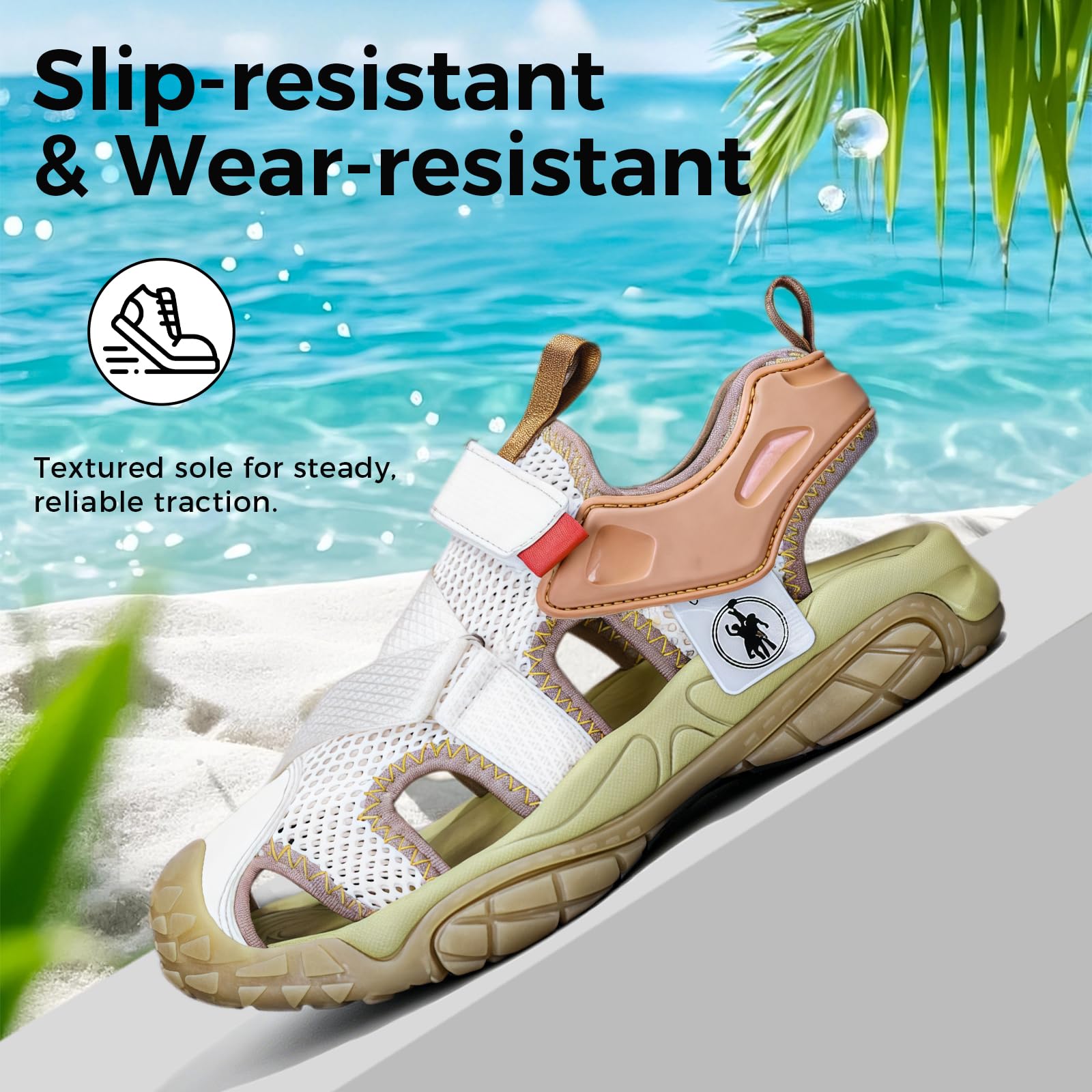 Sandalias Infantiles Unisex Cerradas, Transpirables y Duraderas, Zapatos para Senderismo, Playa y Actividades al Aire Libre 26‑38 UE