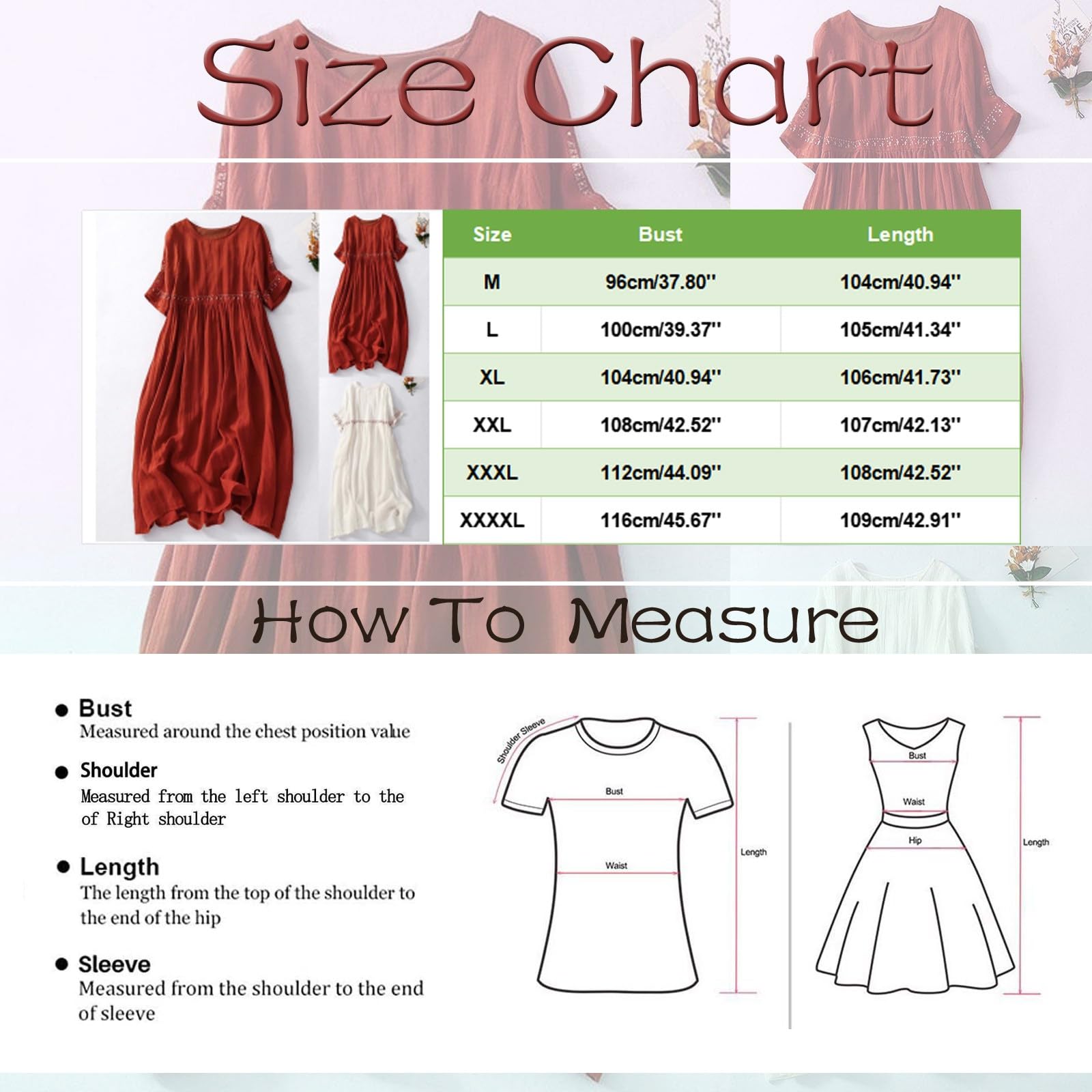 Letnia sukienka maxi plus size styl boho haft bawełna len krótki rękaw płynąca midi
