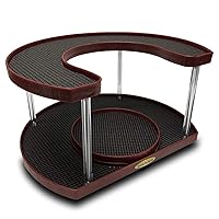 Algopix Similar Product 18 - Spice Rack Organizer for Cabinet 2 Tier