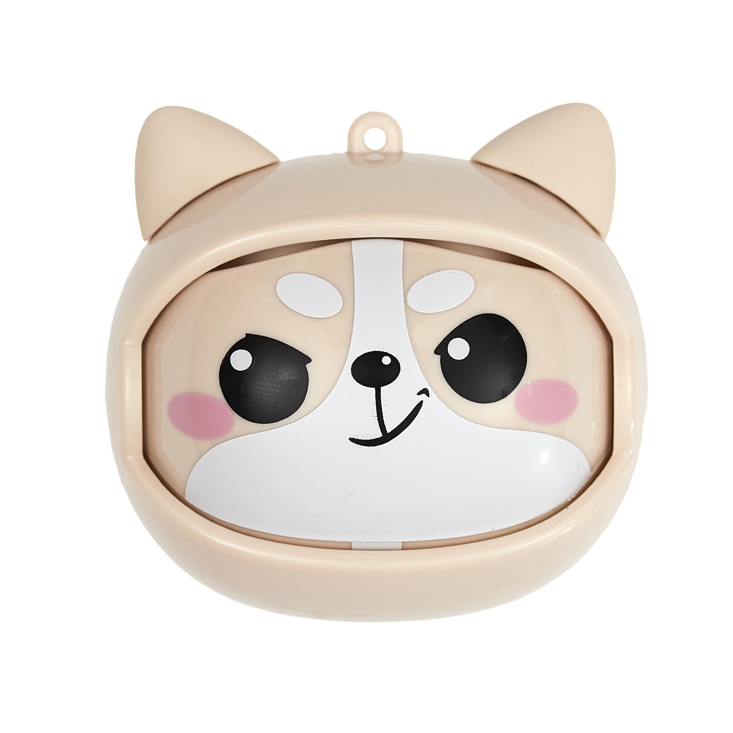 THE CONCEPT FACTORY - HT0153 Écouteurs sans Fil Multiface Kawaii - Design Original, Sonorité Optimale, Confort Ergonomique, Autonomie Étendue, Connectivité Bluetooth | Écouteurs sans fil kawaii, design original, sonorité optimale, confort, beige