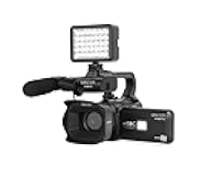 Minolta 64MP Autofocus Video Camera with Microphone & Video Light, 4