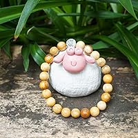 Vista 49 de 12MM Tiger Eye Bracelet Men Natural Golden Yellow Cats Eye Handmade Stretch Jewelry for about 8 inch Wrist Size Bring Luck Fortune Courage