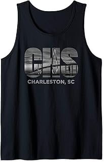 Arthur Ravenel Bridge Charleston SC Vacay CHS Airport Code Tank Top