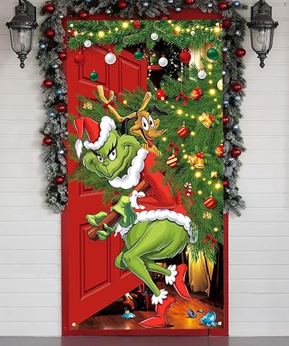 Yarcooly Merry Grinchmas Banner, 71 x 35in Polyester, New Year