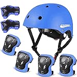 Adjustable Helmet for Ages 5-16 Kids Toddler Boys Girls Youth,Protective Gear with Elbow Knee Wrist Pads for Multi-Sports Skateboarding Bike Riding Scooter Inline skatings Longboard Roller Skate