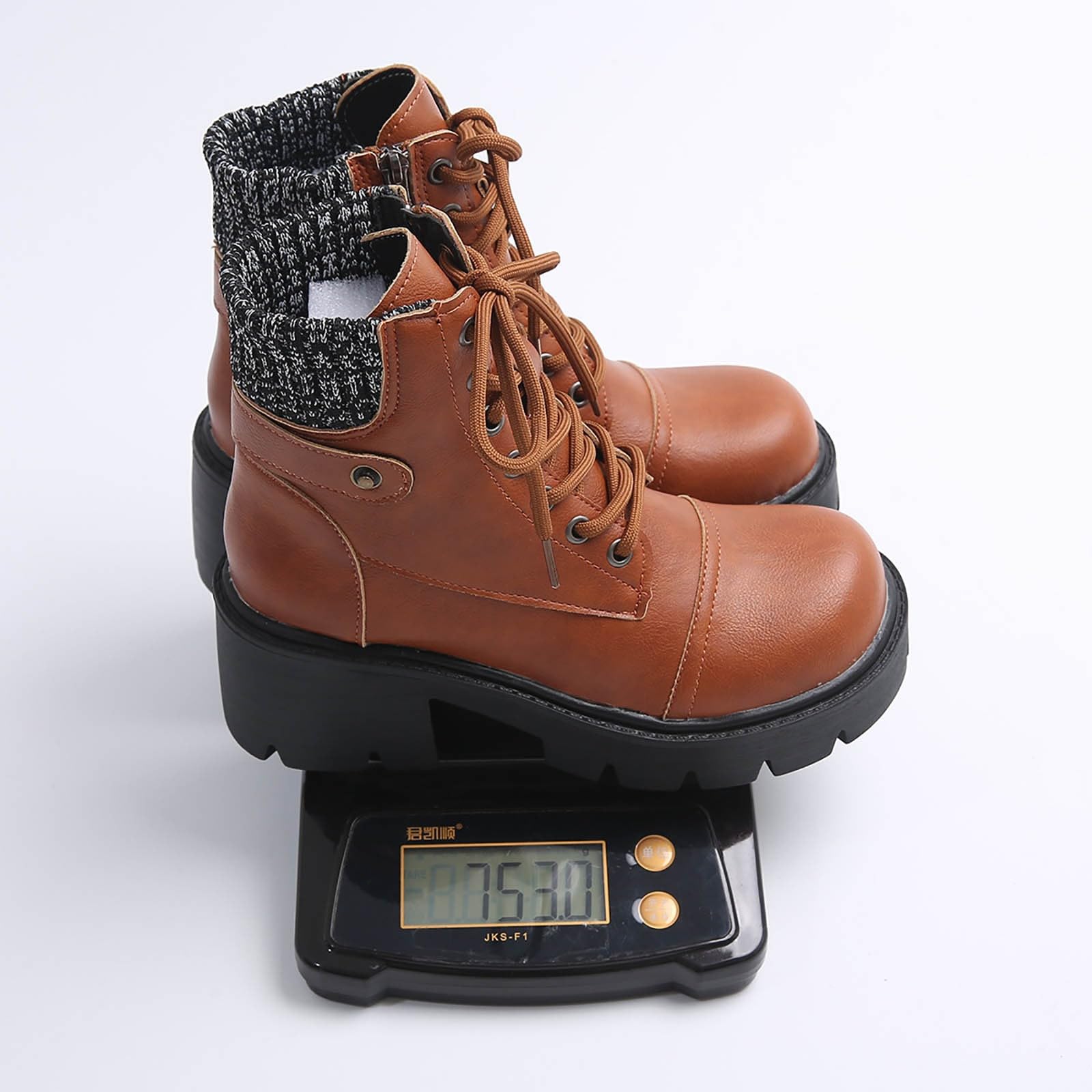 Stivali Donna Antiscivolo Stivaletti con Lacci Comodi Eleganti Stivaletto Leggero Robusti Antivento Versatili Stivali da Pioggia Autunno Inverno Stivaletti per Esterni Neve Trekking e Giardino
