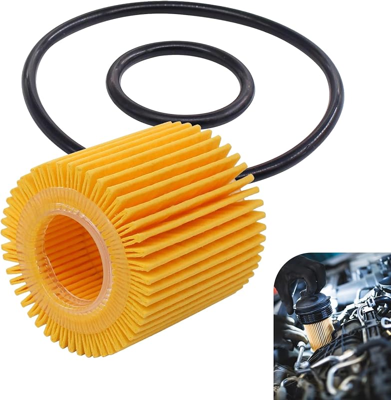 Filtro de óleo do motor MOXRUQ 04152-YZZA6 04152-37010 para Toyota, Lexus e Pontiac – 1 unidade