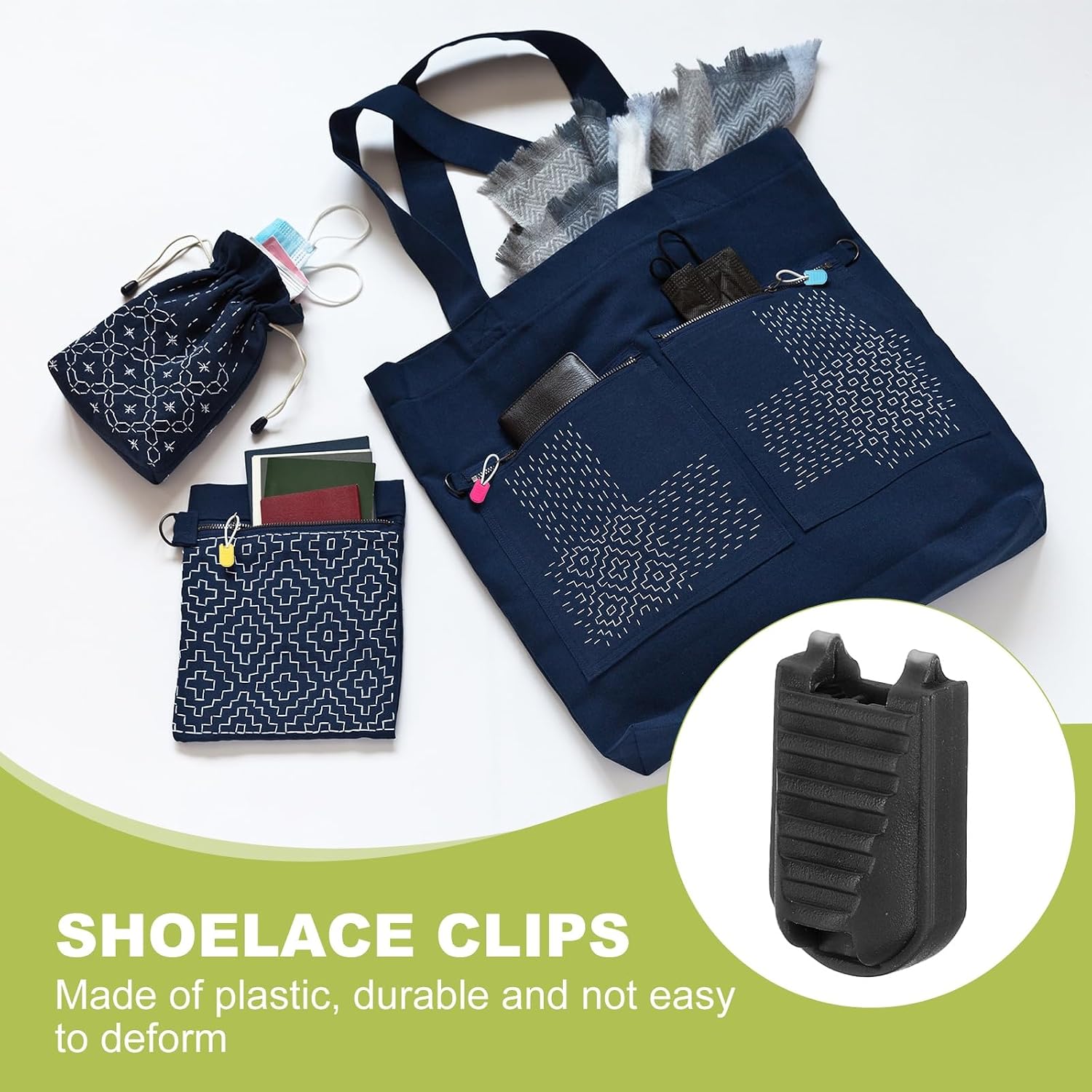 Zipper Pull Tabs Cord End Tips Plastic Shoelace End Clips Fit for Paracord Drawstrings Backpack Lanyard Loops