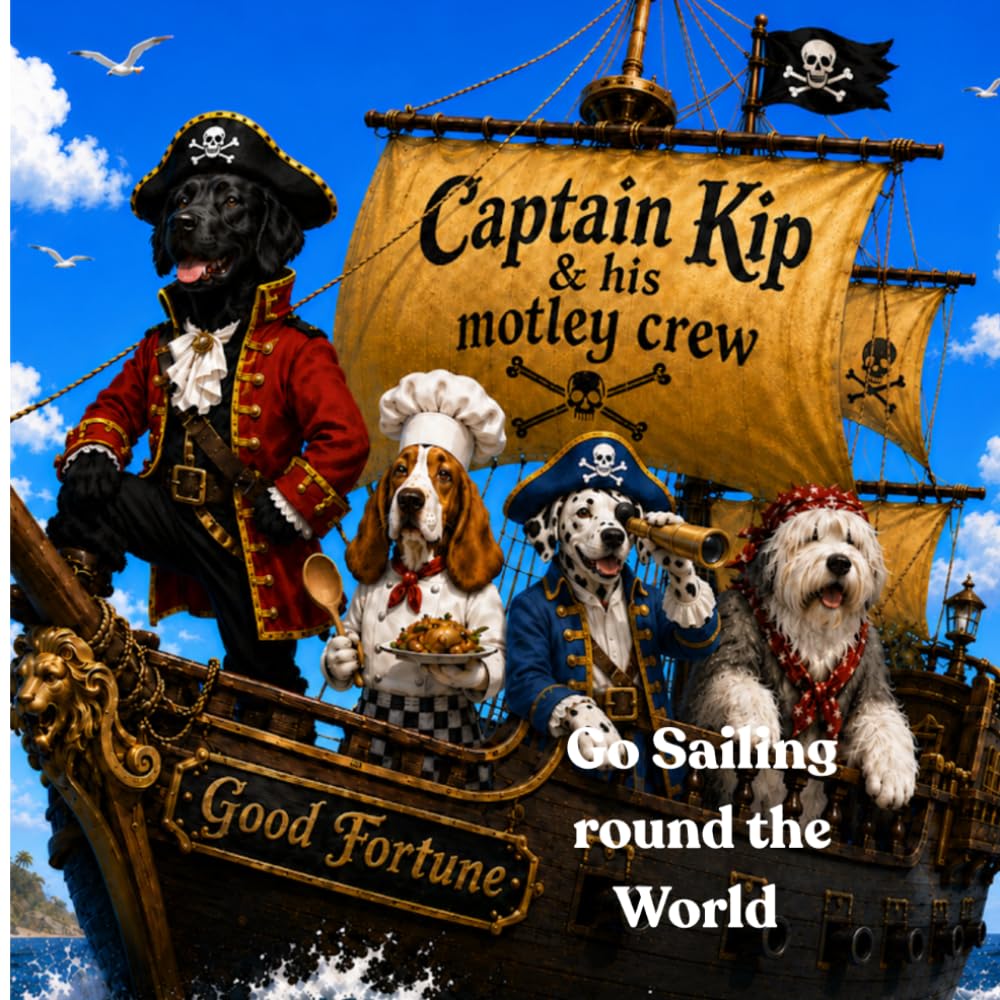 Captain Kip and his motley crew Go Sailing round the World
