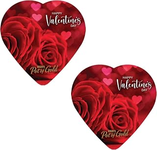 Hershey Pot of Gold - 3.7 oz Heart Shaped Boxes - Pack of 2 - Perfect for Valentine's Day and Sharing with that Special Someone