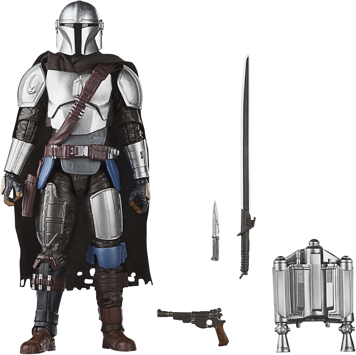 STAR WARS The Black Series The Mandalorian (Glavis Ringworld), The Book of Boba Fett 6-Inch Collectible Action Figures, Ages 4 and Up | Star Wars The Black Series 6 Inch Action Figure Box Art (2024 Wave 1A) - The Mandalorian Glavis Ringworld