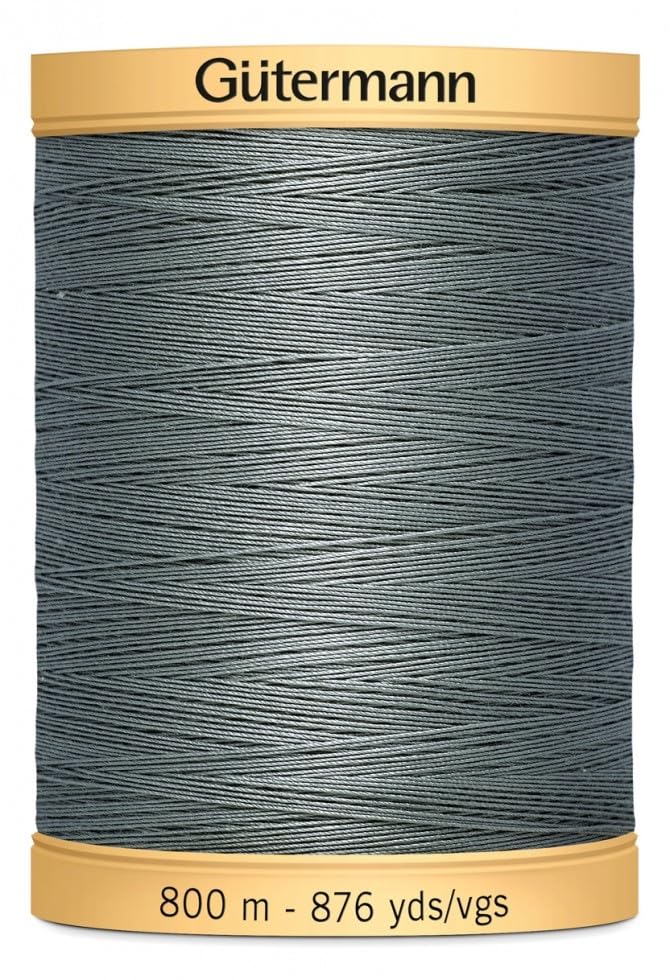 Hilo de algodón natural Gutermann 800m 5705 por bobina miniatura 1