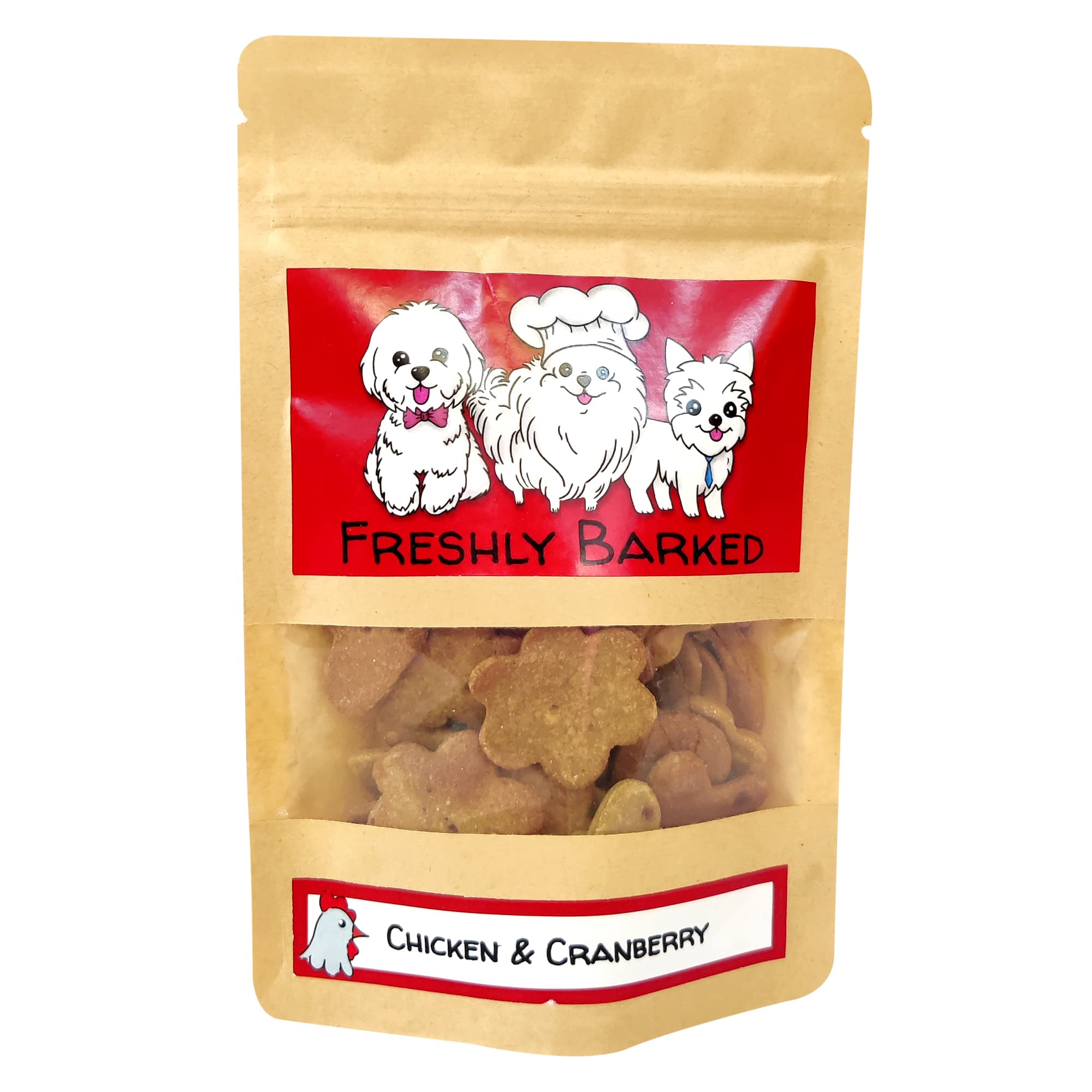 Freshly Barked Dog Treats Chicken & Cranberry biscuits 200g (B0BTPXP1V7) Amazon Price History, Amazon Price Tracker