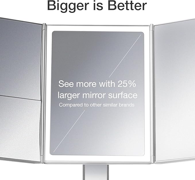 Espejo de Maquillaje Fancii con Luz LED Natural, 5X y 7X miniatura 4