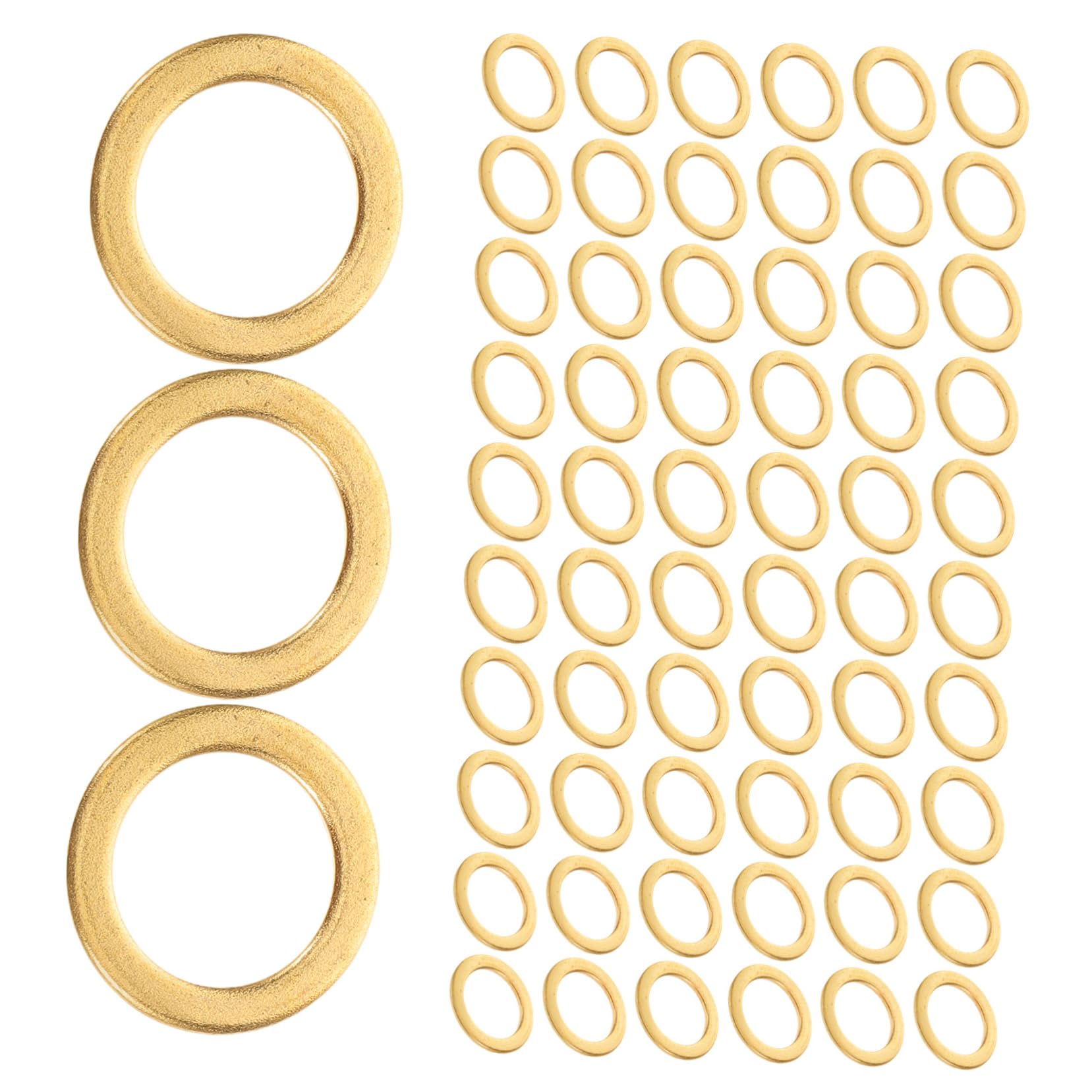 VANZACK Flat Skateboard Washers Gaskets Set 100pcs Skateboard Deck Part Easy Install