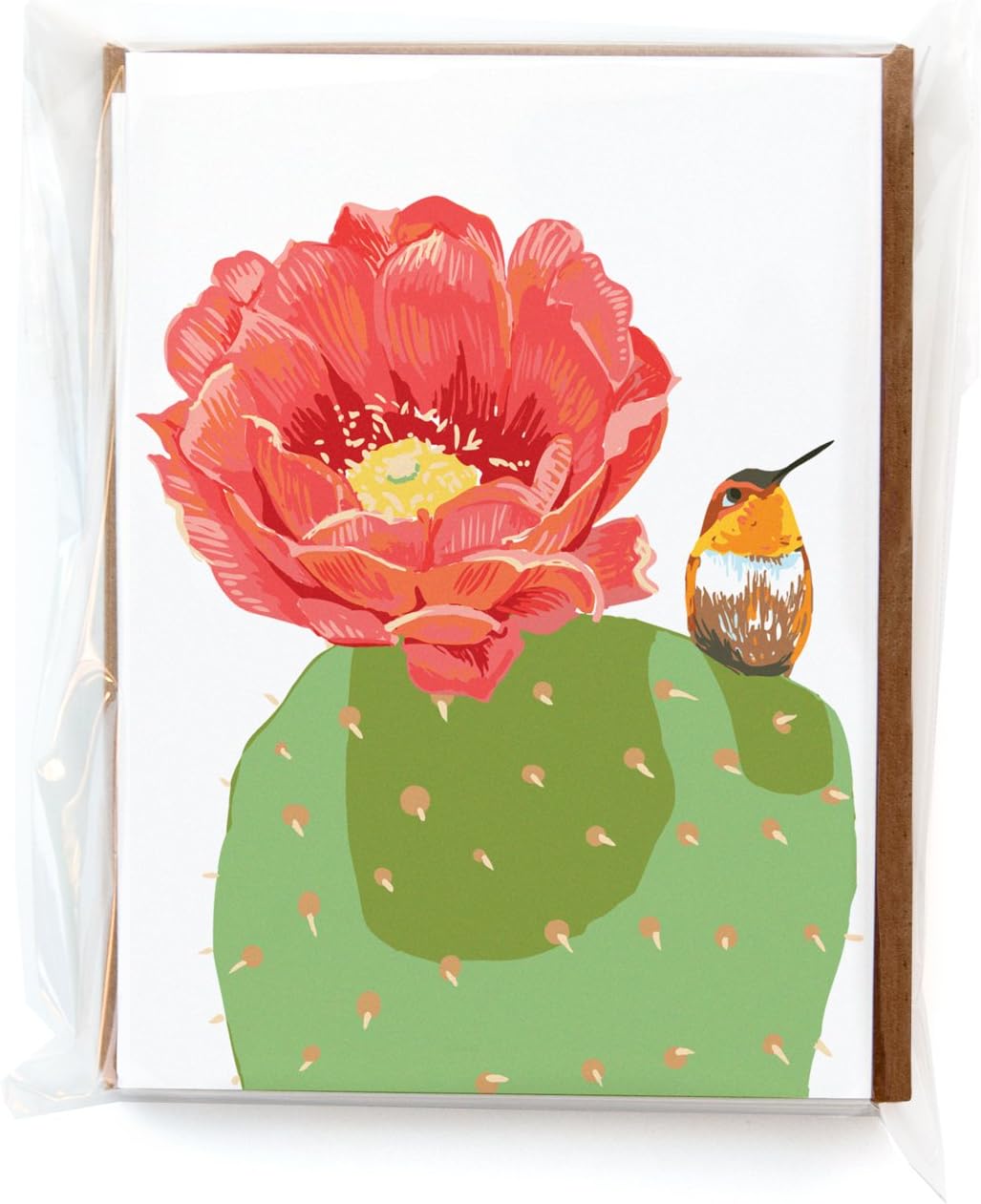 Birds in Gardens Greeting Card Set, 8 Assorted Cards and Envelopes