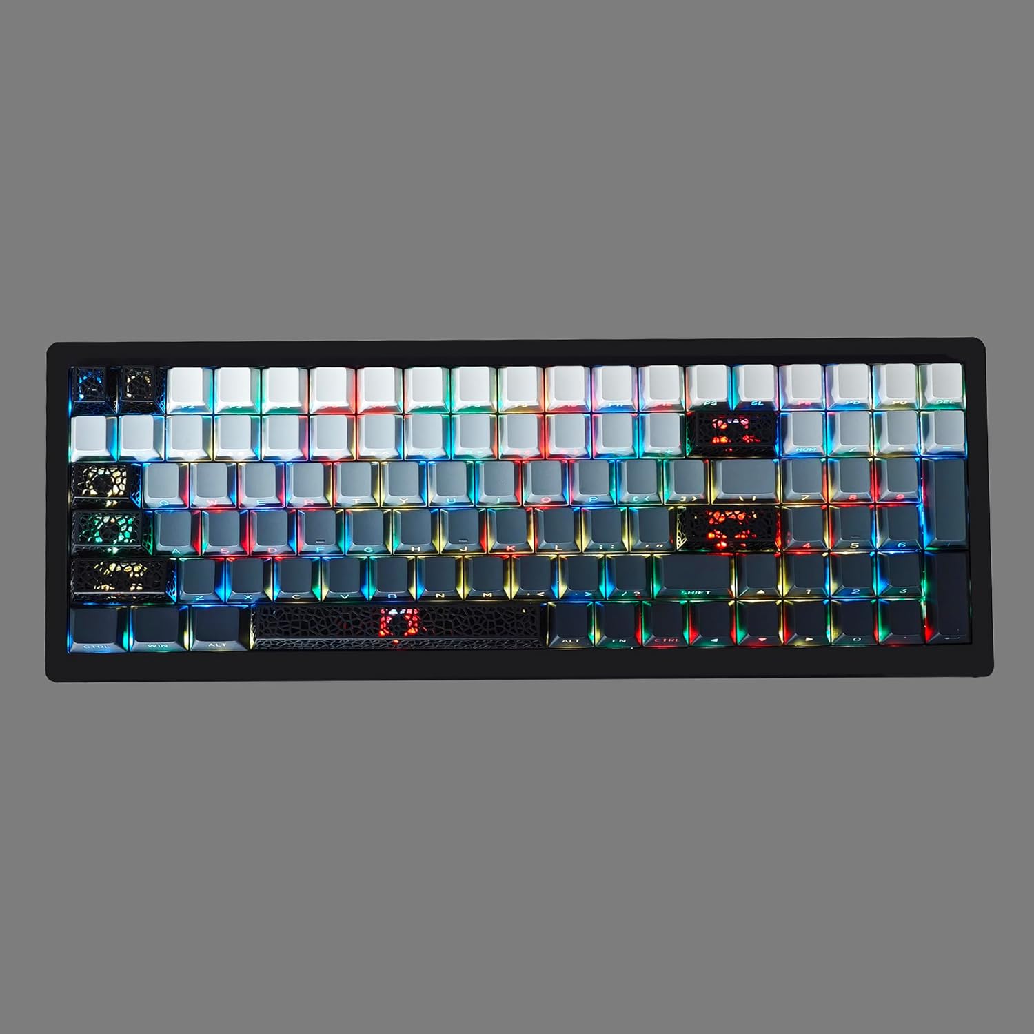 YMDK Bird Nest Theme Resin Material Shine Through Translucent Novelty Spacebar 6.25u Keycap Custom Mechanical Keyboard MX Switch Mechanical Keyboard