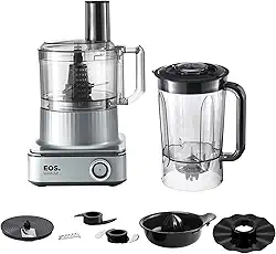 Processador de Alimentos EOS Premium 7 em 1 Multipro Master Digital Prata 1000W EPS03S 220V
