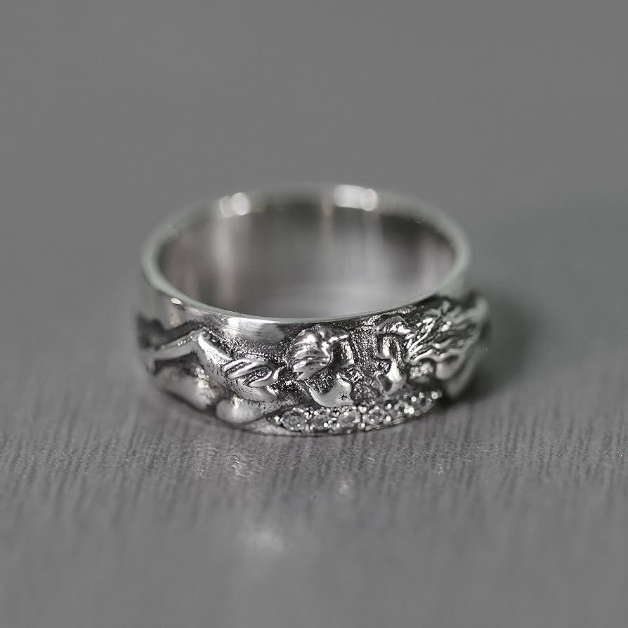 Amazon.com: Romeo and Juliet Sterling Silver Dark Engagement