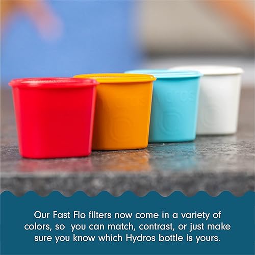 Miniatura 2 de Hydros Filtro de agua de un solo color, tecnología patentada Fast Flo para jarras, jarras y botellas Hydros filtra 40 galones, color beige