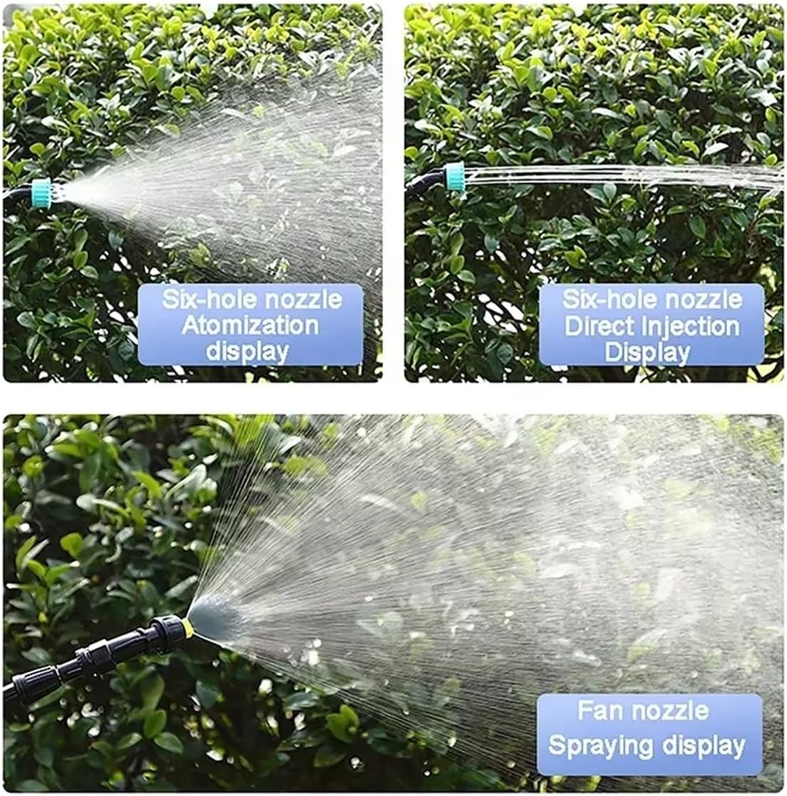 5L Atomization Plant Sprayer Shoulder Type Watering Can Battery Powered Sprayer 1.35Gallon With 3 Nozzles USB Rechargeable Handle Strap For Lawn And Garden(Green)