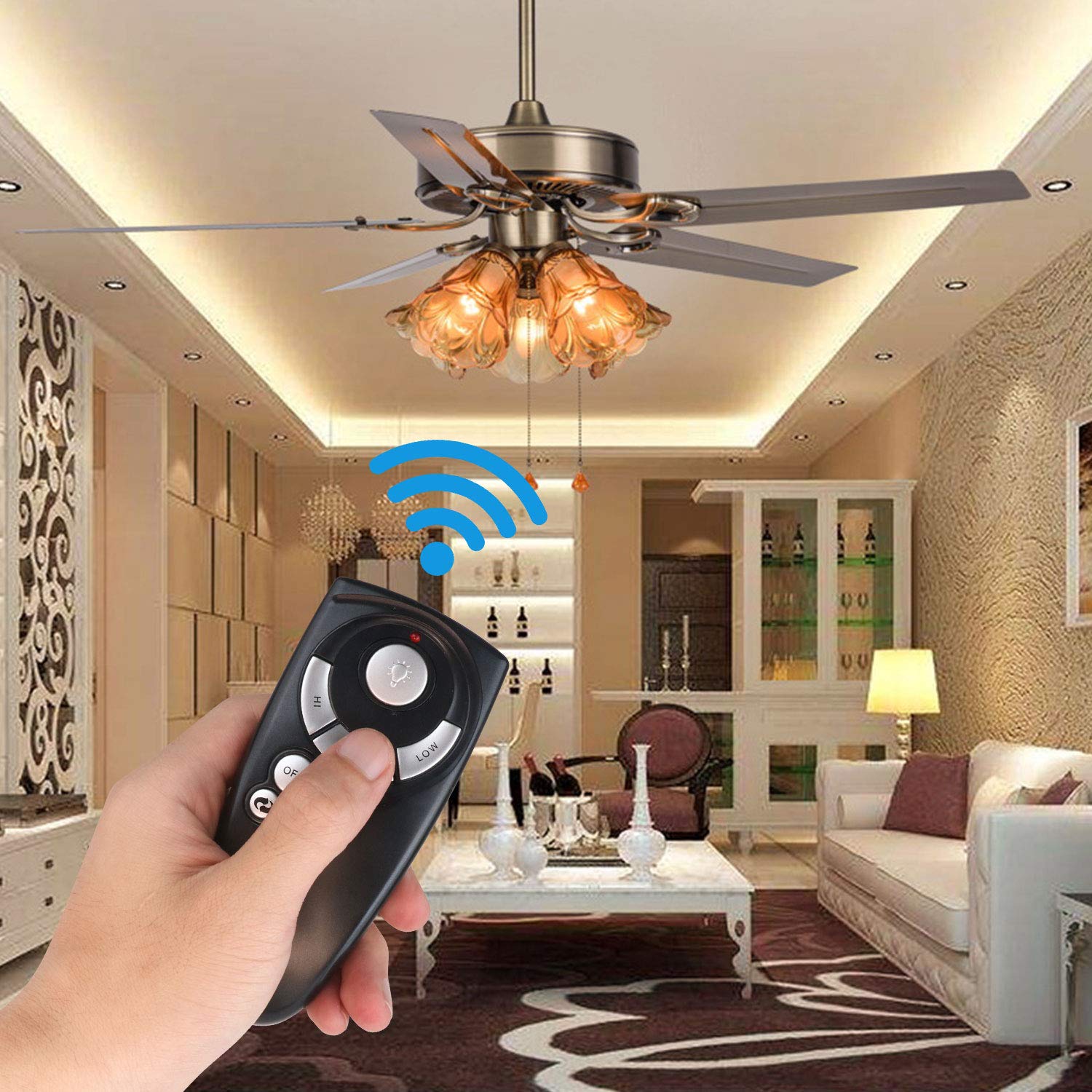 Eogifee UC7083T Ceiling Fan Remote 