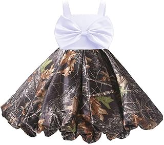 Camo Flower Girl Dresses Puffy Military Ball Dance Prom Gowns 2025