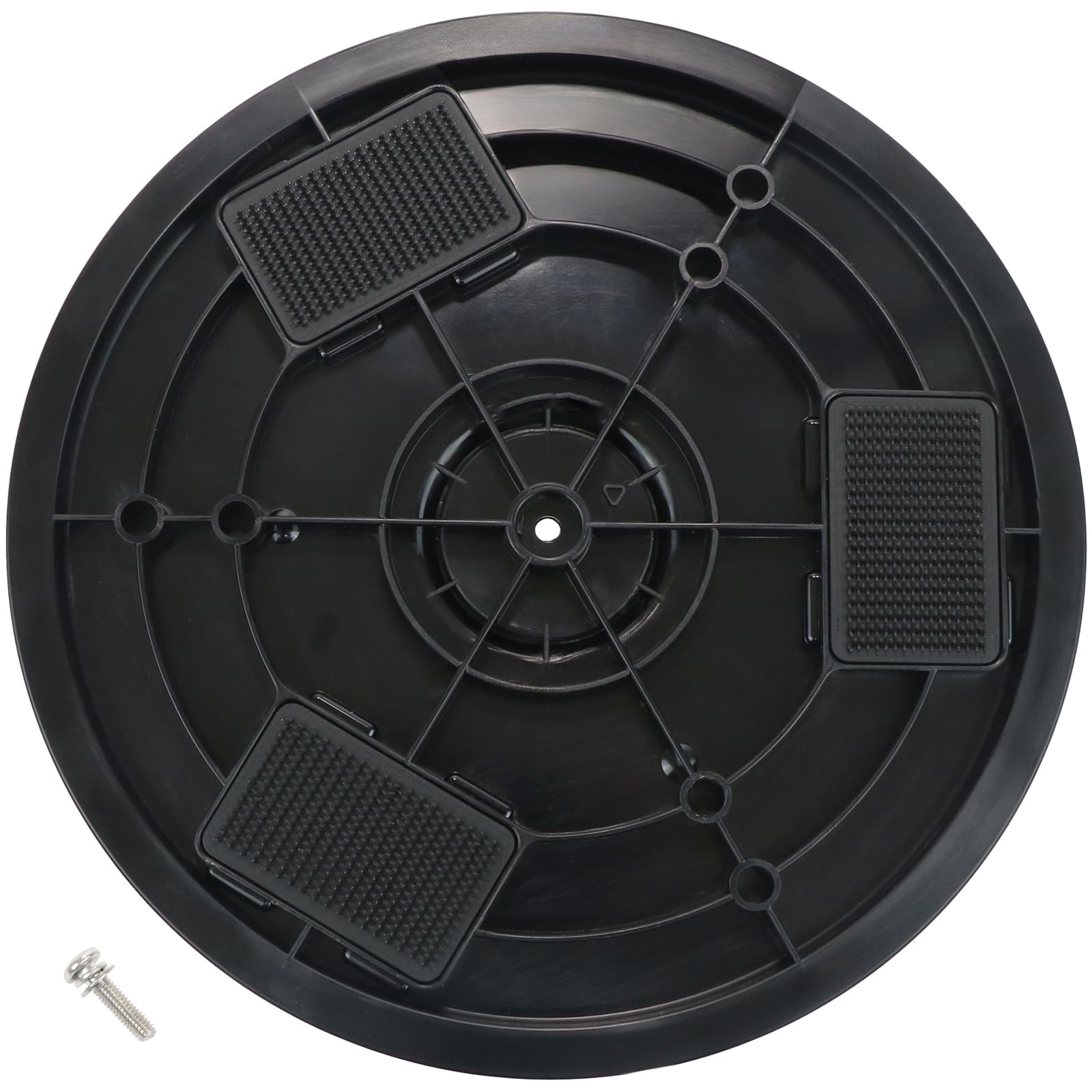 Spares2go Black Right Hand Spinner Rotating Disc For Bissell Spinwave Hard Floor Cleaner Mop 1611710