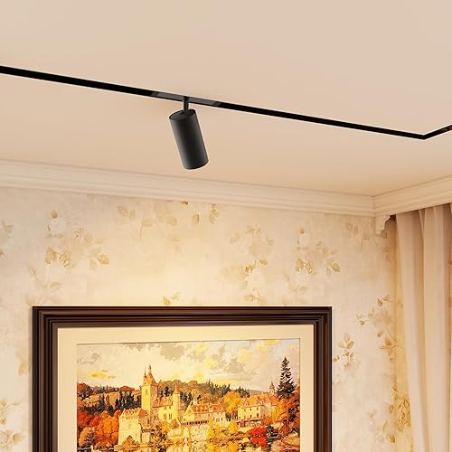 Miniatura 27 de SCON Cabezal de lámpara de inundación LED lineal CCT ajustable de 15 W, paquete de 2 unidades, cabezal magnético de 24 V, 3000 K-5000 K para 3000K