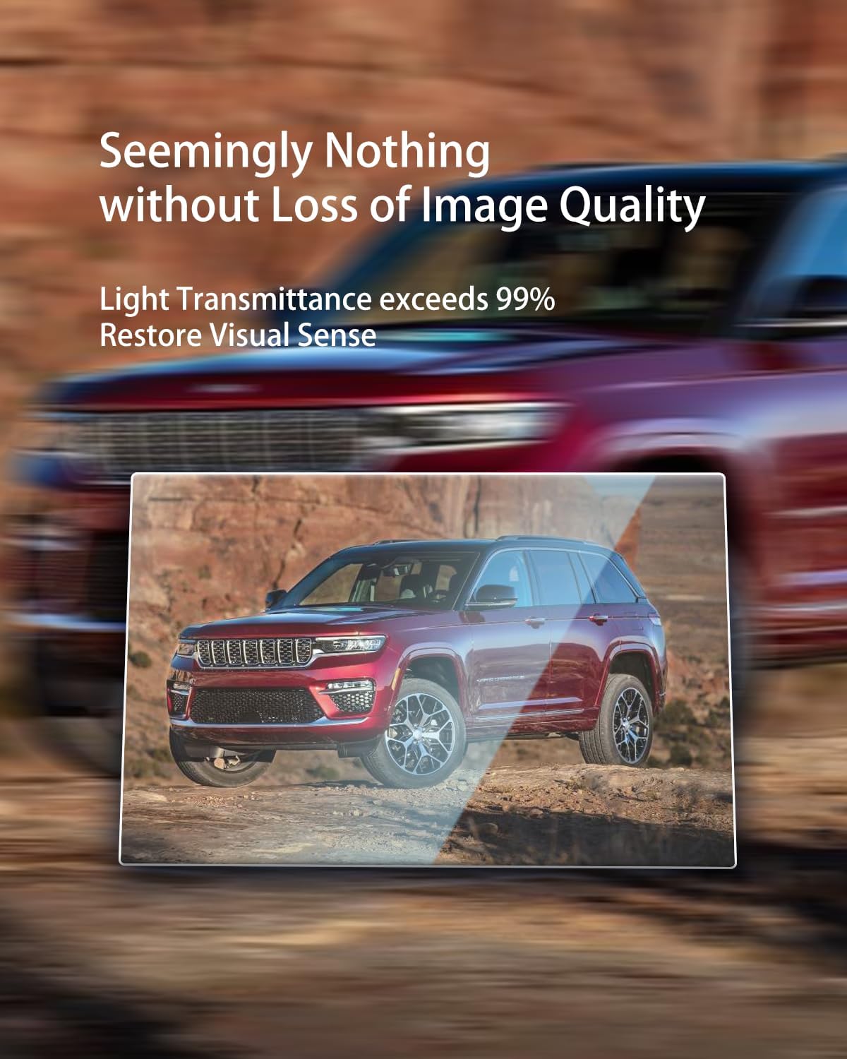 2pcs 2025 Jeep Grand Cherokee L (Limited/Overland/Summit/Summit Reserve) Screen Protector for 2021-2025 Grand Cherokee L 10.1Inch Screen Protector 2025 Jeep Grand Cherokee L Accessories
