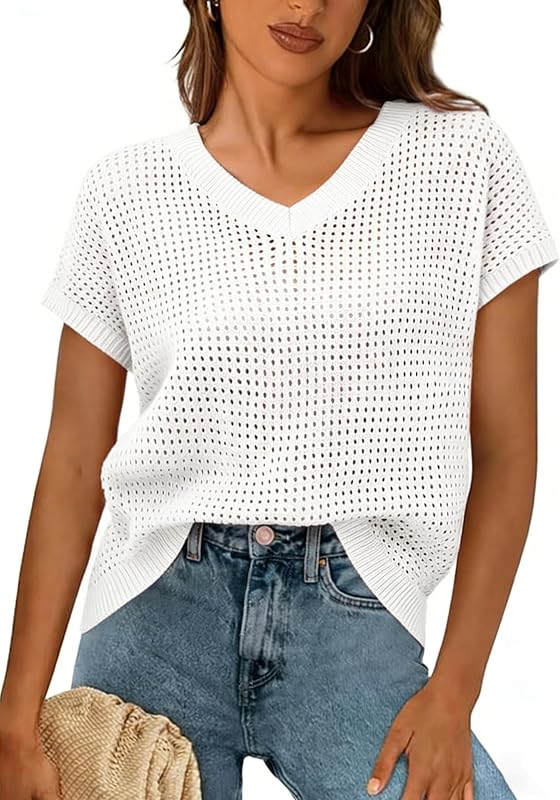 Gyabnw Maglietta donna slim fit scollo a V