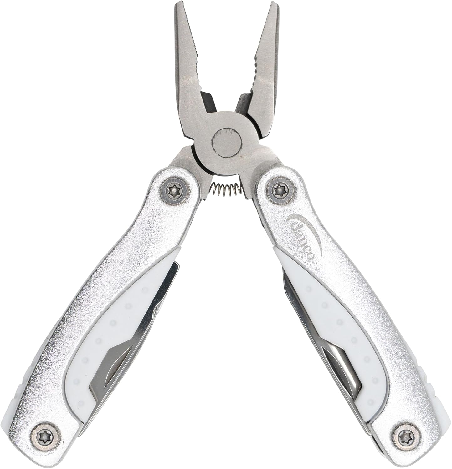 danco ECO-1 Stainless Steel Fishing Multi-Tool – 10-in-1 Tool with Pliers, Wire Cutters, Knife, Screwdrivers, Compact, Rust-Resistant, Outdoors