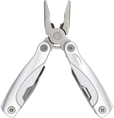Miniatura 1 de danco ECO-1 Multiherramienta de pesca de acero inoxidable - Herramienta 10 en 1 con alicates, cortadores de alambre, cuchillo, destornilladores,