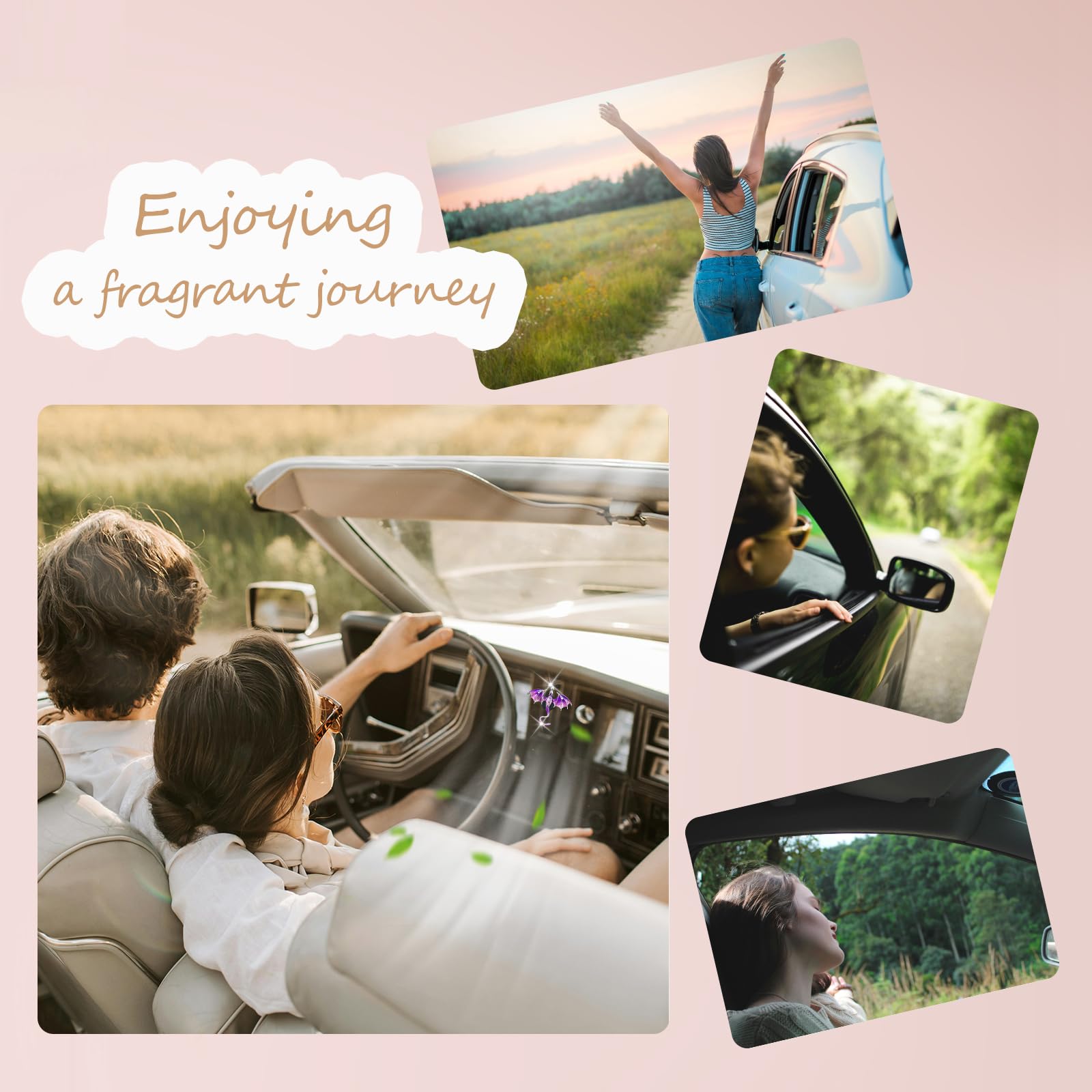 Bling Wyvern Car Air Freshener Vent Clips 2pcs Alloy Purple Enamel Dragon Vent Clips Car Accessories Refillable Car — view 8