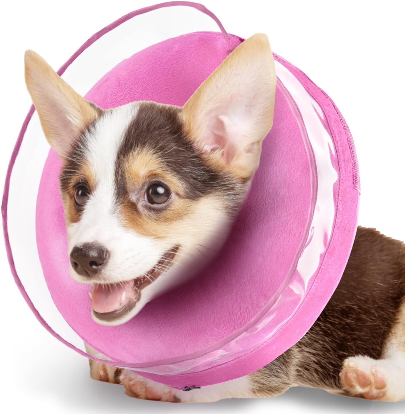 Zeaxuie Soft Inflatable Dog Cone Collar for Dogs After