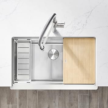 BLANCO Quatrus R15 Ergon Apron Super Single Farmhouse Kitchen Sink