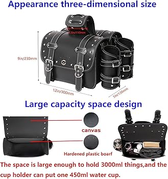 Amazon.com: QJBOMTO High-density Leather Motorcycle