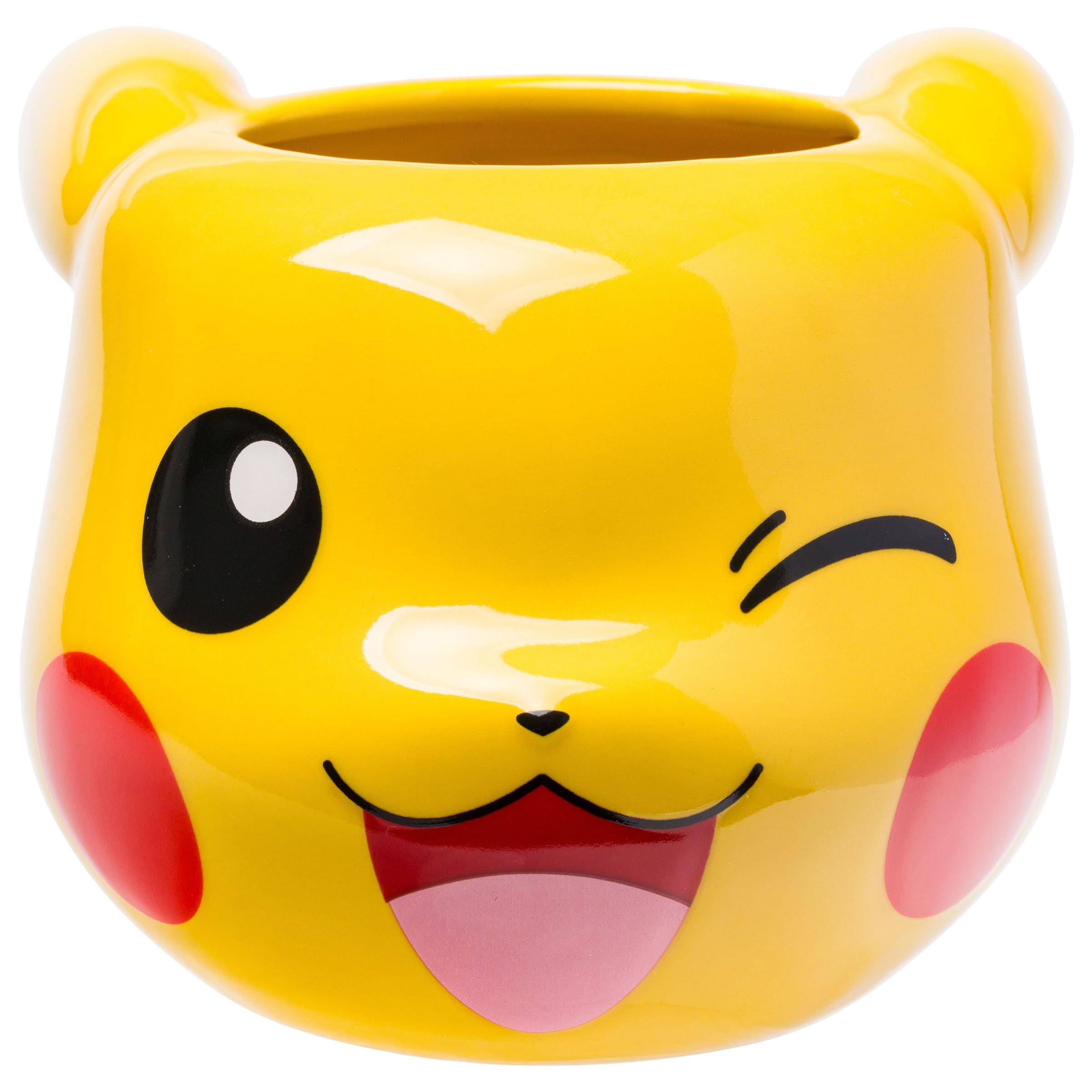 Amazon.com | Silver Buffalo Pokemon Pikachu Wink 3D Sculpted
