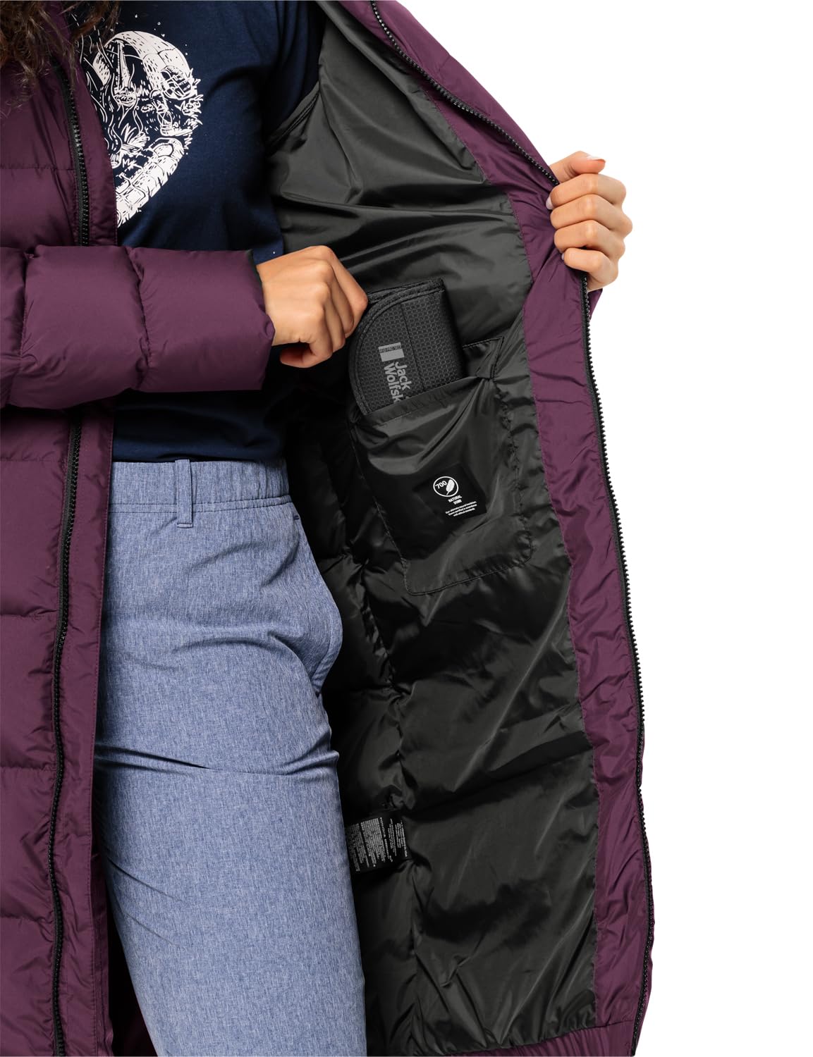 Jack Wolfskin Damska parka puchowa Frozen Palace Coat W (1 opakowanie)