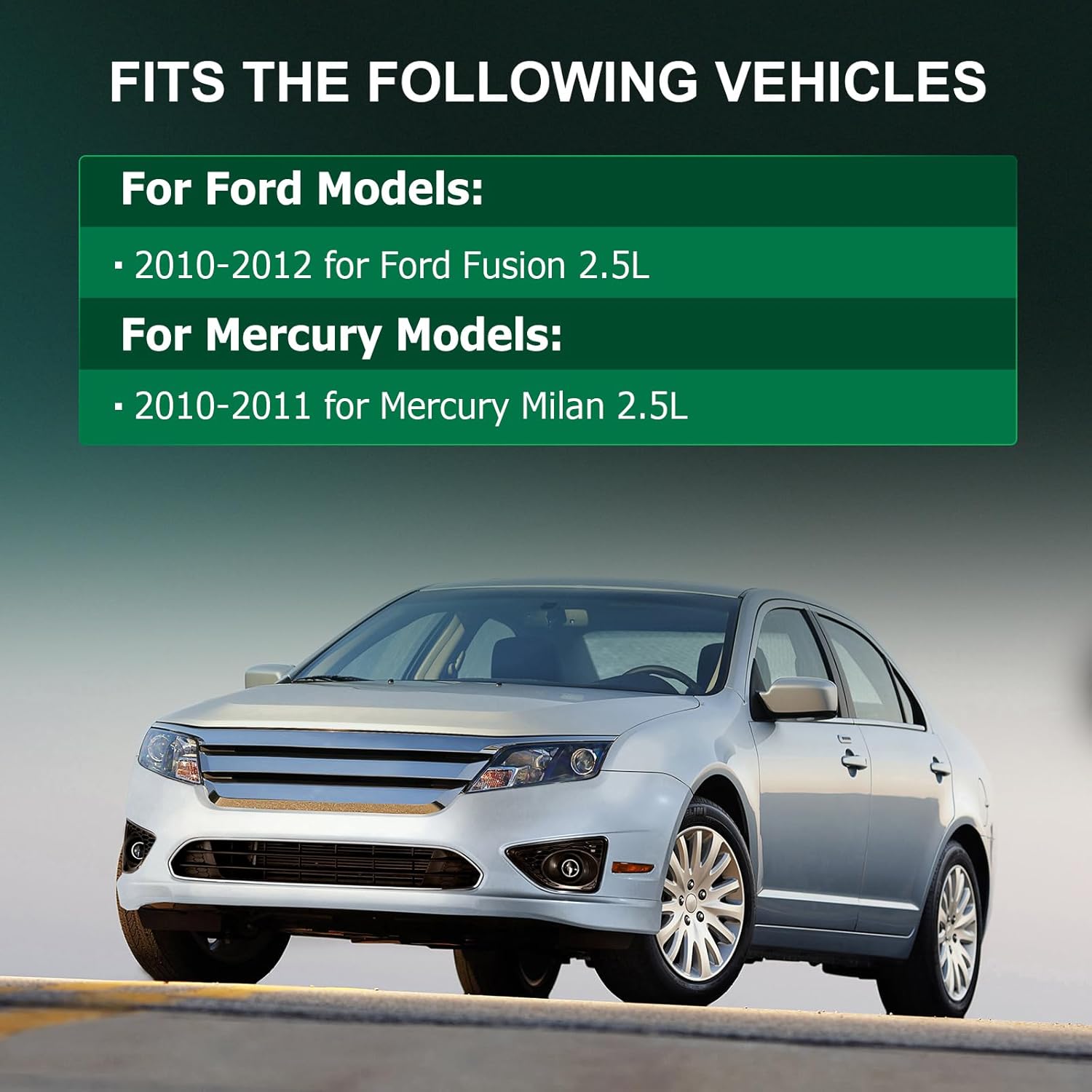 SCITOO Front Torque Strut and Manual Trans Mount Set Compatible for 2010-2012 for Ford for Fusion 2.5L, 2010-2011 for Mercury for Milan 2.5L Replacement for A4431 A5556 A5583