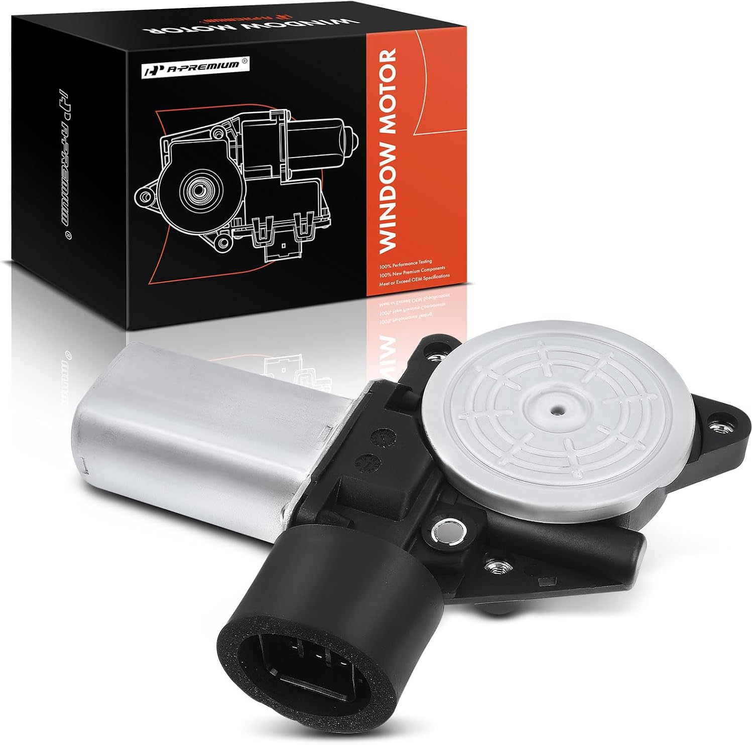 A-Premium Power Window Lift Motor with 6-Pin Connector Compatible with Acura MDX 2007-2013 Sport Utility, Replace# 72250STXA01