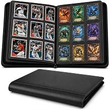 288 Card Trading Card Binder for Trading Cards 9 Pocket Ringless Double Sided Pages| Large Capacity Side-Loading 3''x4'' Baseball Card Binder, Premium Storage for TCG & Sports Cards, PVC-Free