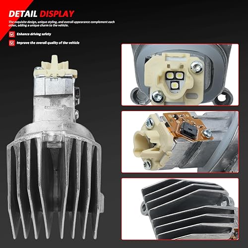 Miniatura 6 de Para BMW Serie 5 F10 F11 F18 LED Ángel Ojo Módulo Luz Diodo Bombilla Lámpara 63117343876 (1 PCS)