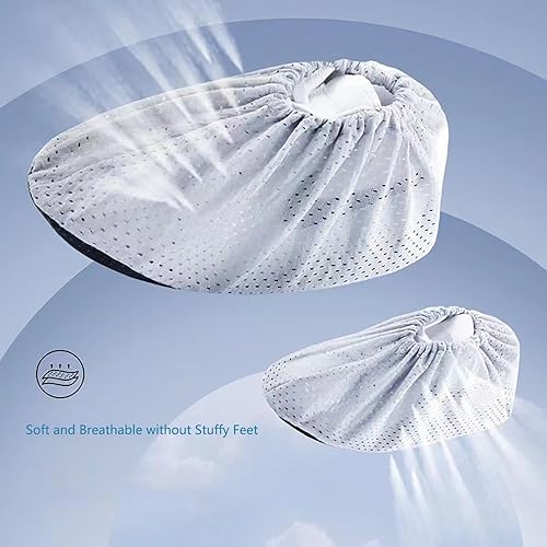 Miniatura 6 de VIJAY SENO Fundas para zapatos de malla transpirable, reutilizables, antideslizantes, ligeras, suaves, lavables, para el hogar, la oficina y el