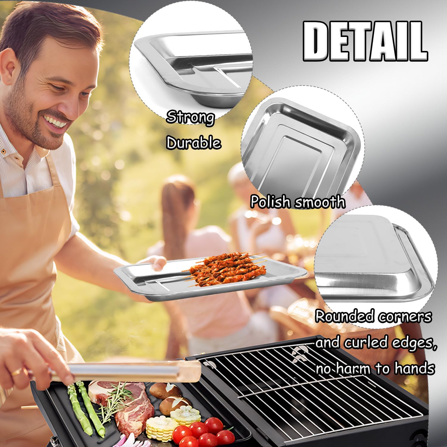 Bandeja de metal, paquete de 10 bandejas de acero inoxidable para procedimientos dentales, pequeñas bandejas de metal para tatuajes, médicos, herramientas dentales, ciencia de laboratorio, organizador