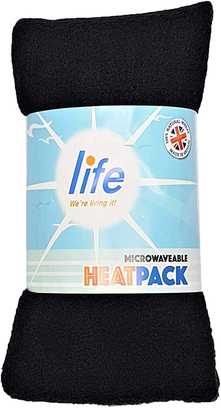 LIFEHealthcare, Microwavable Wheat Bag Lavender Scented Heat Pad Soothing Heat Pack Hot Therapy Neck, Back Shoulder, Muscle Pain Relief, Heat in Microwave