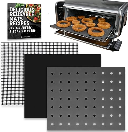 INFRAOVENS Alfombrillas reutilizables compatibles con Ninja Foodi SP101 SP201 SP301 SP351, revestimientos para horno tostador, accesorios para horno