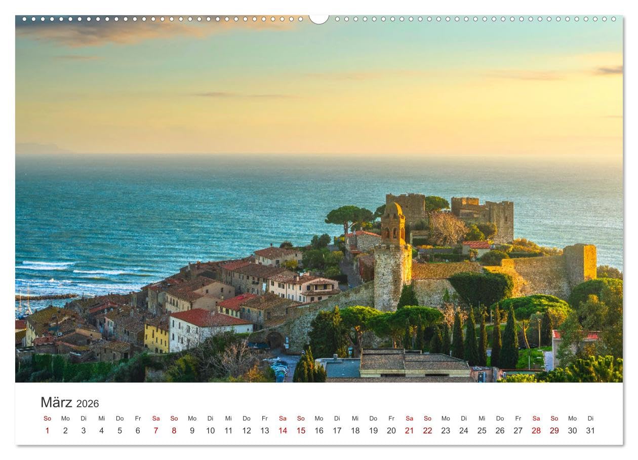 Italien - Eine Reise in das charmante Italien. (hochwertiger Premium Wandkalender 2026 DIN A2 quer), Kunstdruck in Hochglanz: Tauchen Sie ein in die außergewöhnliche Welt von Italien. (CALVENDO Orte)