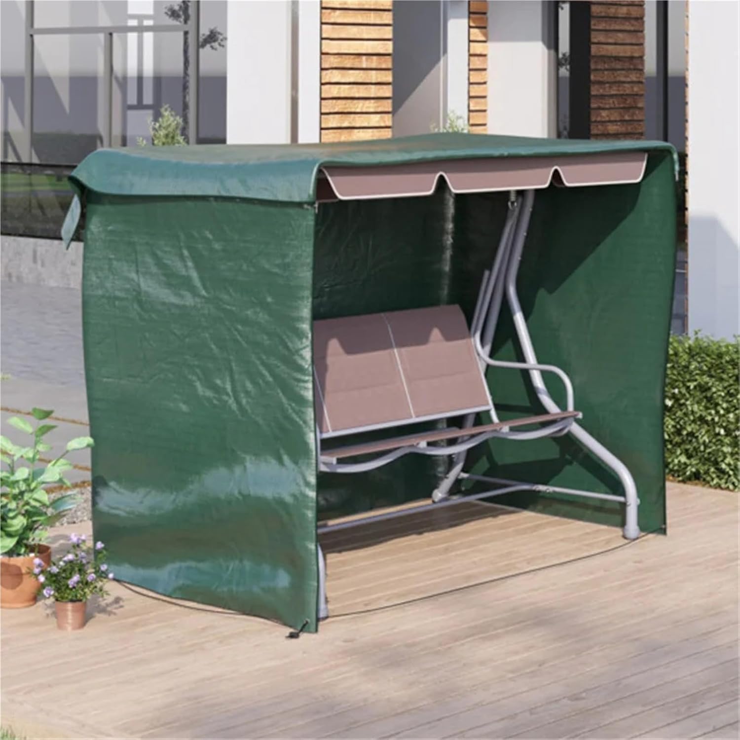Swing Seat Cover Outdoor Courtyard Swing Chair Cover, Waterproof Oxford Cloth Rocking Chair Cover