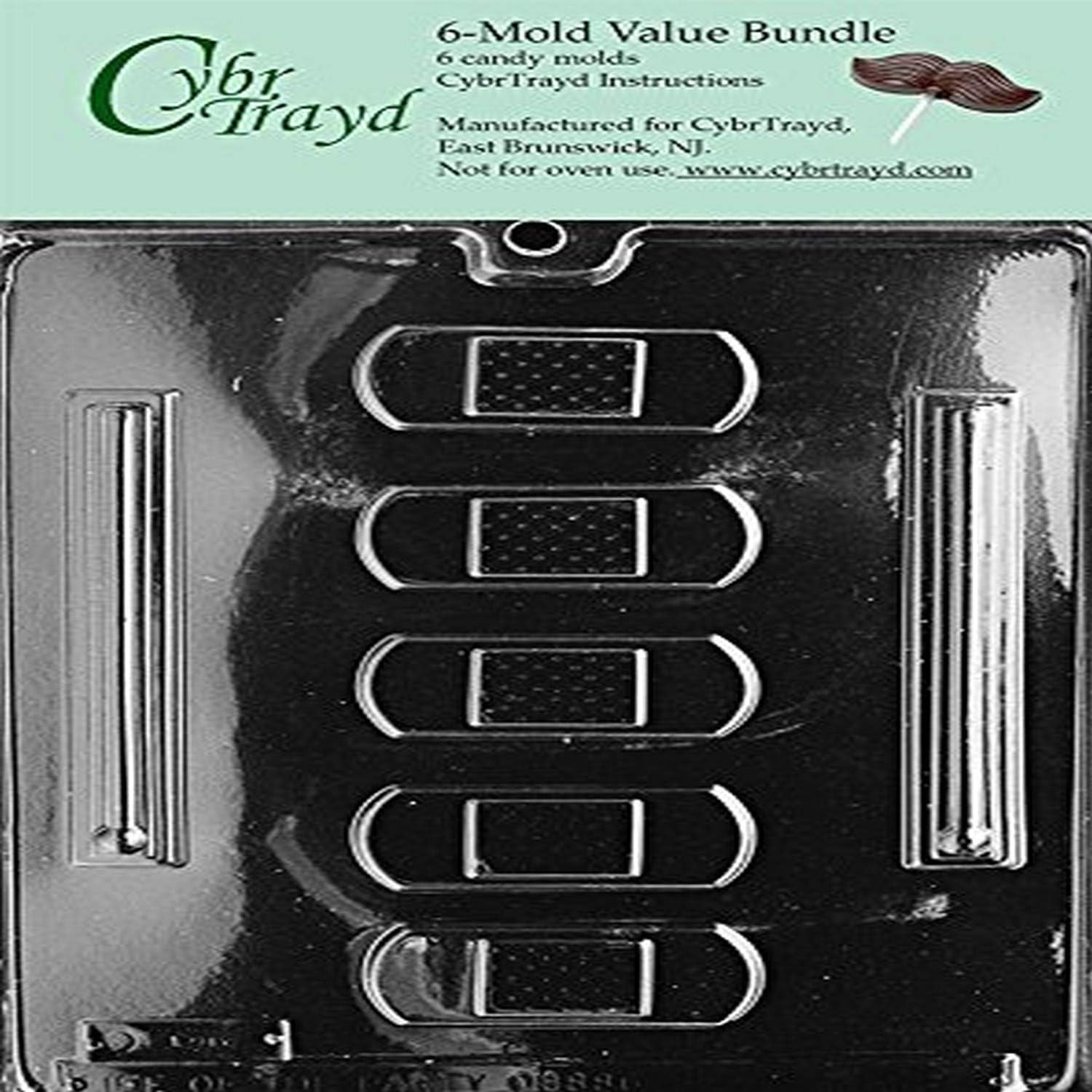 CybrTrayd J028-6BUNDLE Bandaid and Thermometer Chocolate Candy Mou